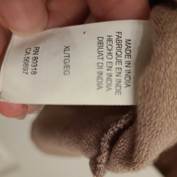 Lucky Brand Long Sleeve V-Neck Tassel, Boho Peasant Flowy Crop Top, Size XL - Picture 6 of 9